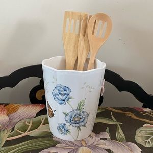 NWT Lenox Butterfly Meadow Utensil Jar